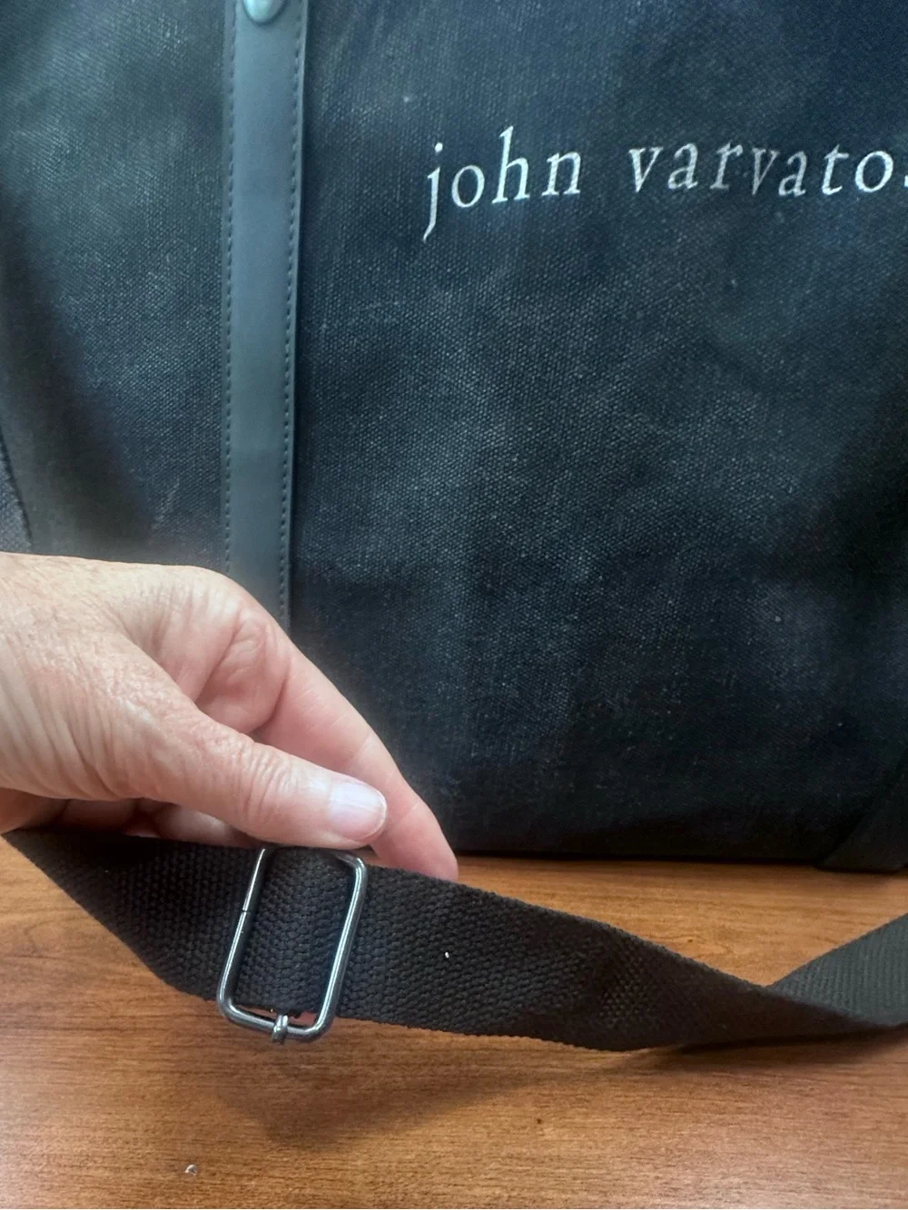 John Varvatos Weekender Canvas Tote Bag
